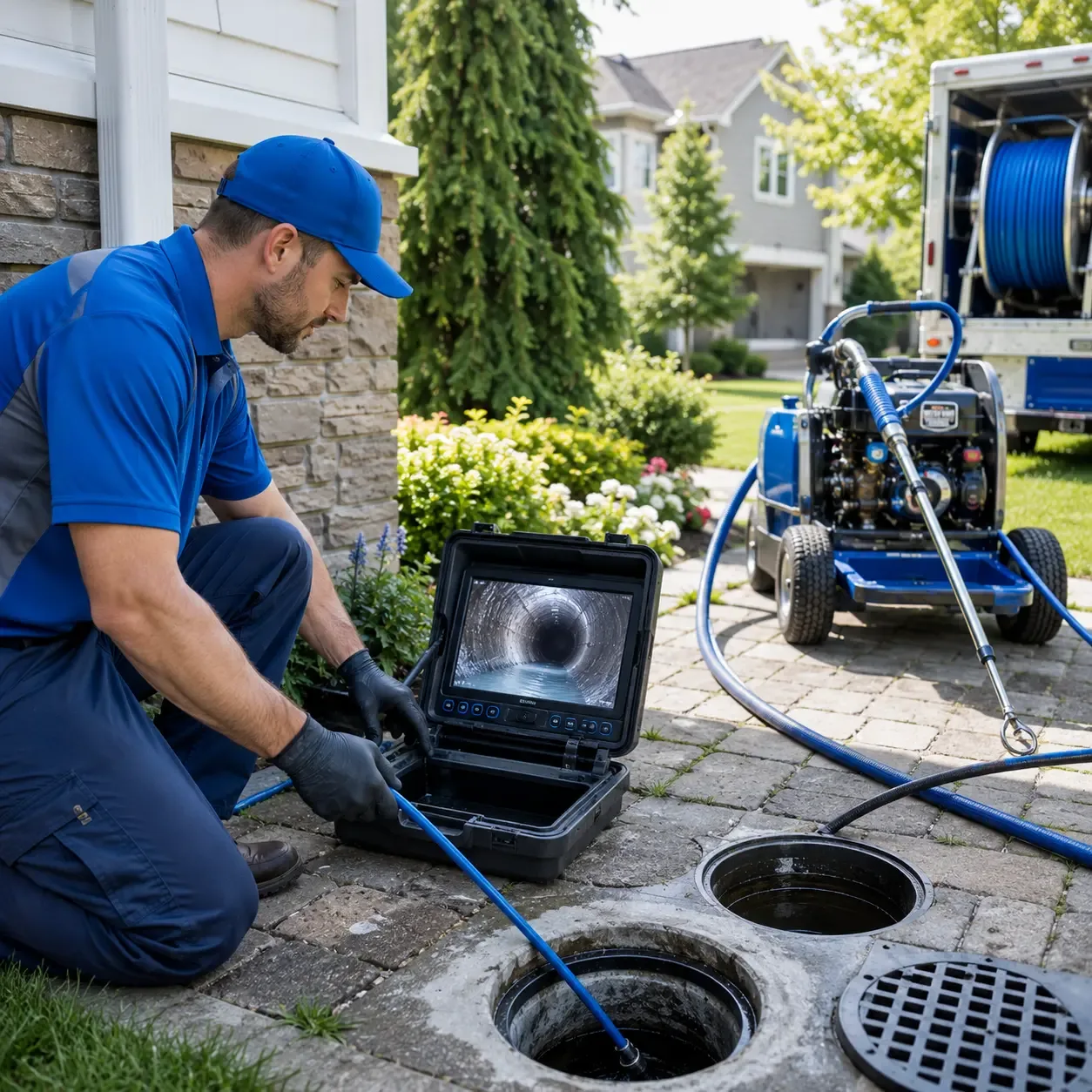 Outdoor drain cleaning professionals serving Campbell, AL